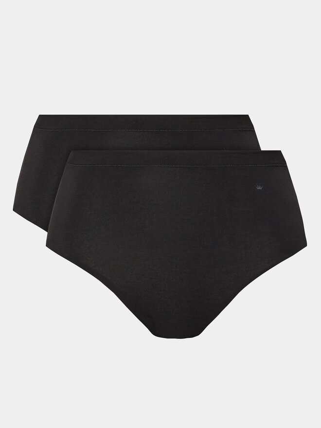 Triumph Triumph Σετ 2 κλασικά σλιπ ψηλόμεσα Smart Natural 10214889 Μαύρο