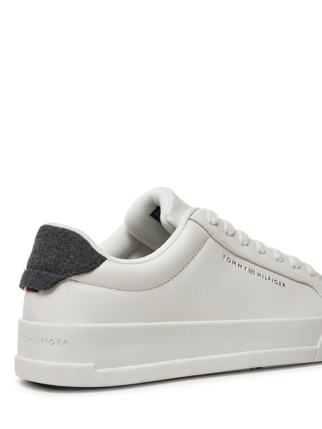 Tommy Hilfiger Sneakersy Tommy Hilfiger Court FM0FM05207 Écru