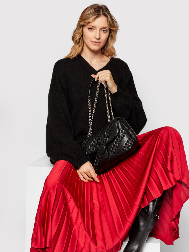 PINKO Bolso Pinko Love Classic Puff Soft Studio Cl AI 21-22 PLTT 1P22BB Y7FP Negro