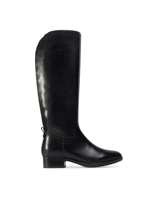 Geox Cizme lungi riding Geox D Felicity A D04G1A 00043 C9999 Negru