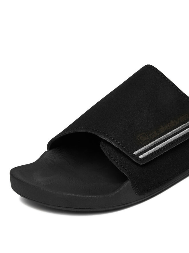 Quiksilver Pantoletten Quiksilver EO-POCHI SUEDE CQ10164BB Schwarz