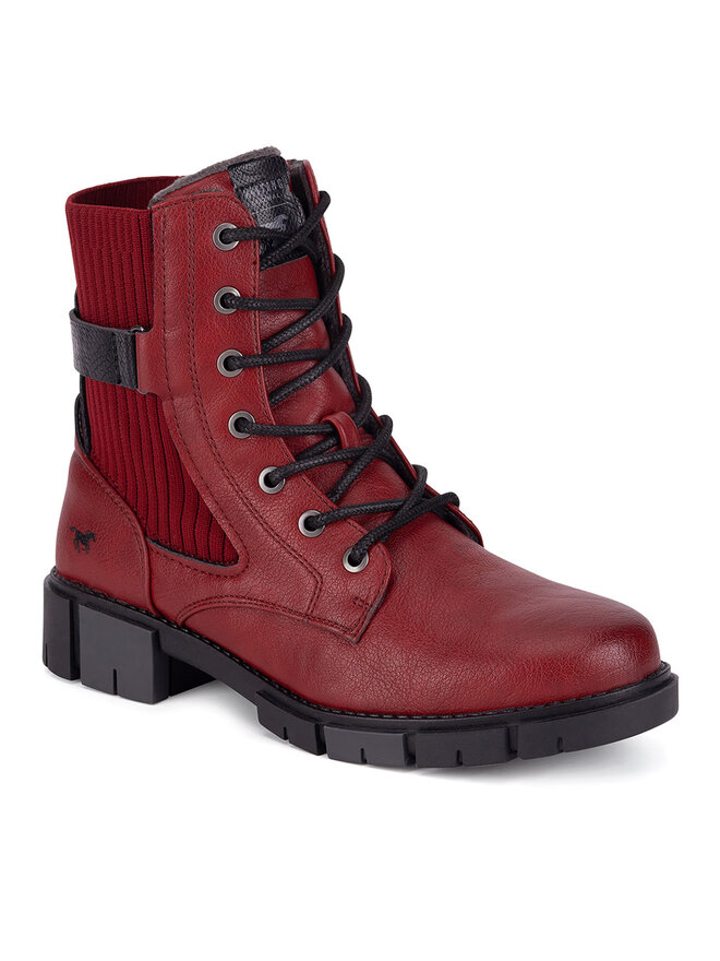 Mustang Schnürschuhe Mustang 1443-502 Rot