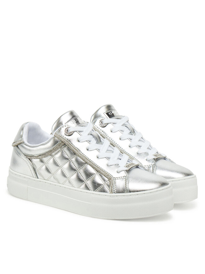 Guess Sneakersy Guess FLPGRA ELE12 Srebrny