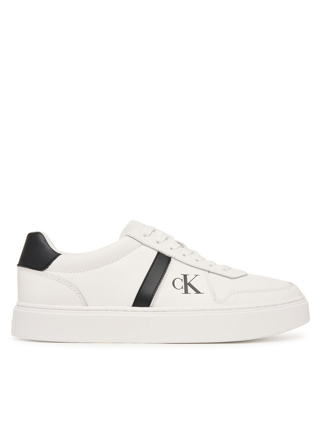 Calvin Klein Sneakers Calvin Klein Classic Cups Lace Lth Emb Tongue HM0HM02237 Weiß
