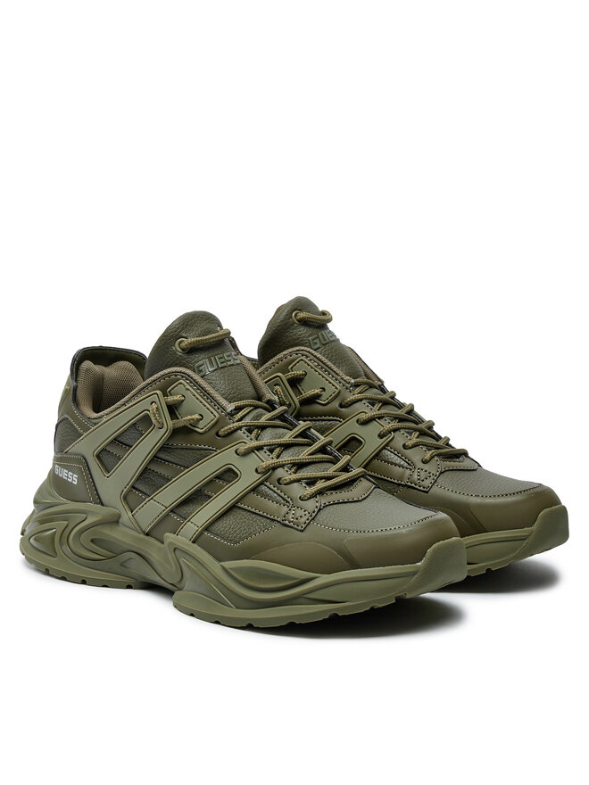 Guess Superge Guess Belluno Low FMTBEL ELE12 Khaki