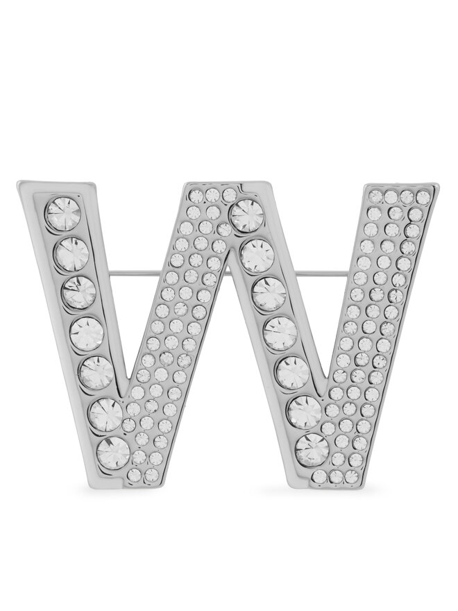 Weekend Max Mara Broszka Weekend Max Mara 2515751104650 Srebrny