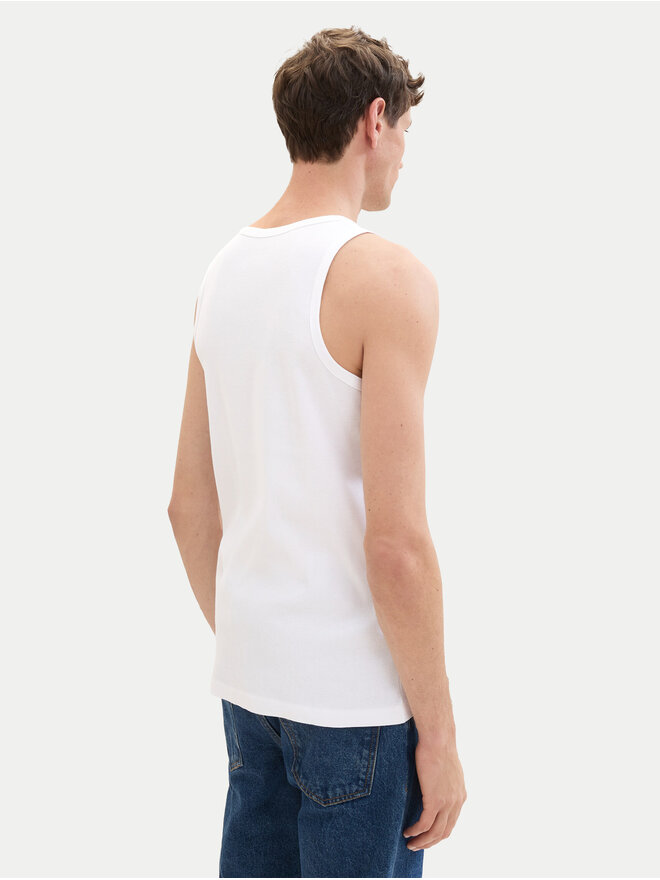 Tom Tailor Denim Tom Tailor Denim Tank-Top 1042035 Weiß Regular Fit