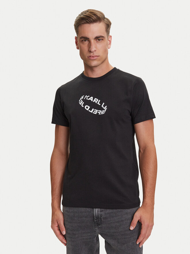 Karl Lagerfeld Jeans Karl Lagerfeld Jeans Camiseta A3M17037 Negro Slim Fit