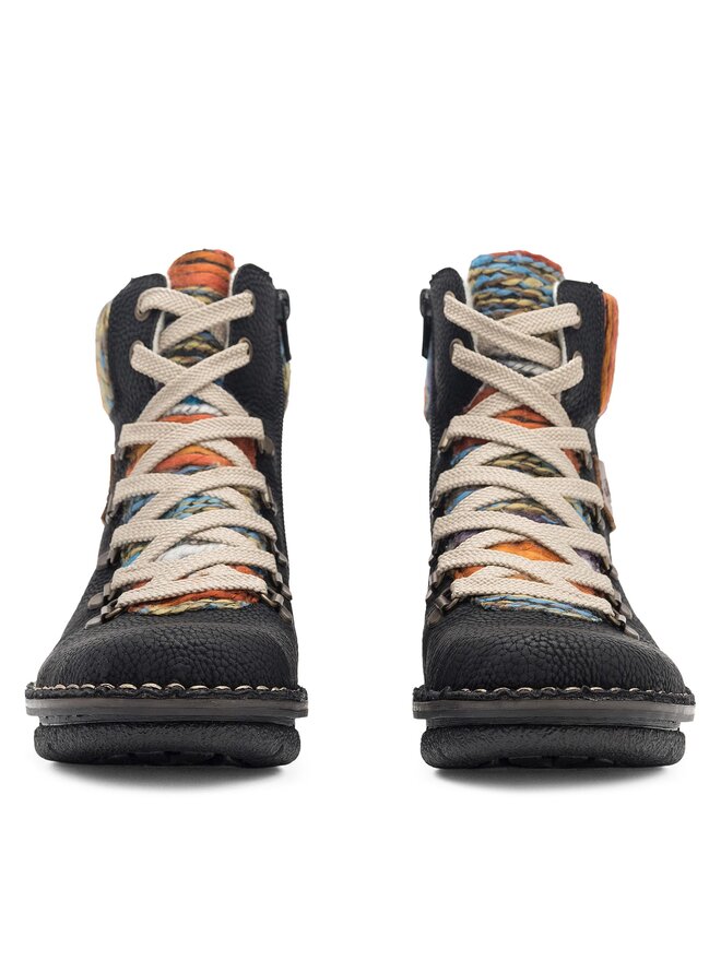 Rieker Botine Rieker 73343-00 Negru