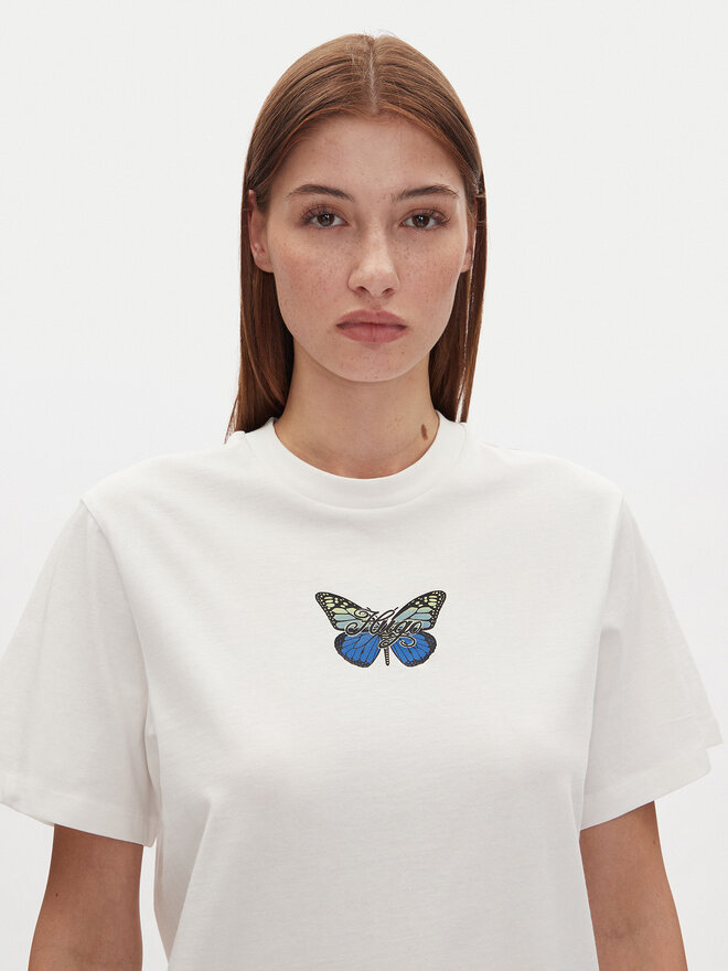 HUGO HUGO T-Shirt Vintage Tee 50537239 Weiß Relaxed Fit