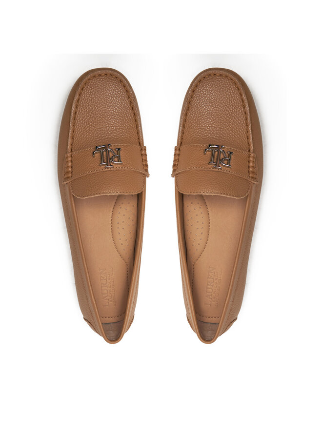 LAUREN RALPH LAUREN Mokasyny Lauren Ralph Lauren 802942768010 Brązowy
