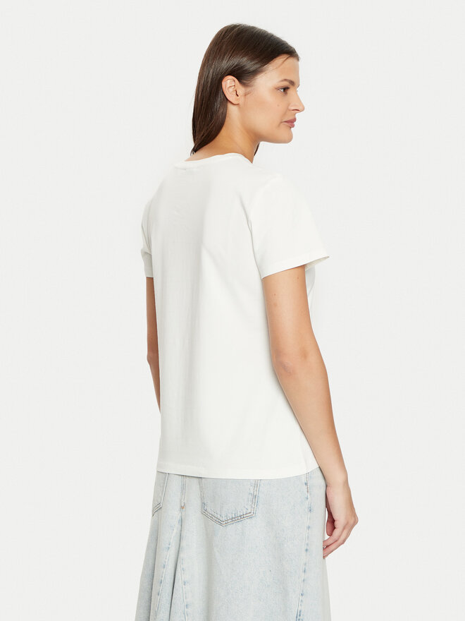 Guess Guess Camiseta V5RI05 J1314 Écru Regular Fit