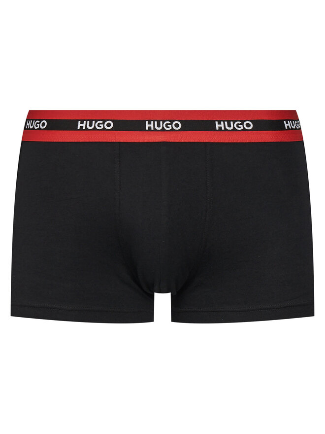 HUGO HUGO Σετ μποξεράκια 3 τμχ 50492375 Μαύρο Regular Fit