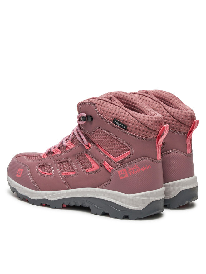 Jack Wolfskin Trekkingi Jack Wolfskin VOJO TEXAPORE MID 4042181-2197 S Różowy