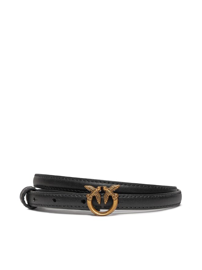 PINKO Pasek na talię Pinko Love Berry H1 Belt PE 24 PLT01 102148 A0F1 Czarny