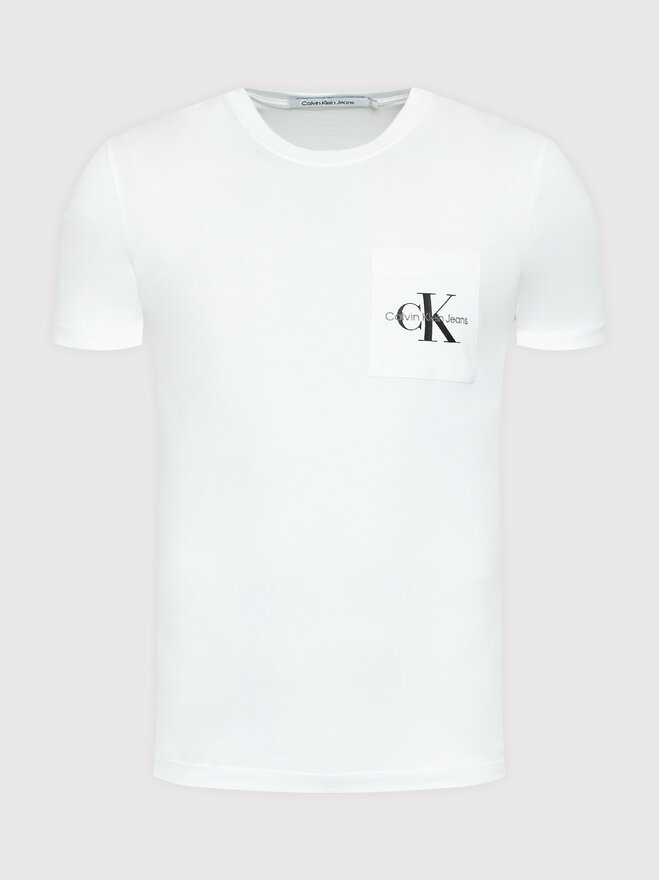 Calvin Klein Jeans Calvin Klein Jeans Camiseta J30J320936 Blanco Slim Fit