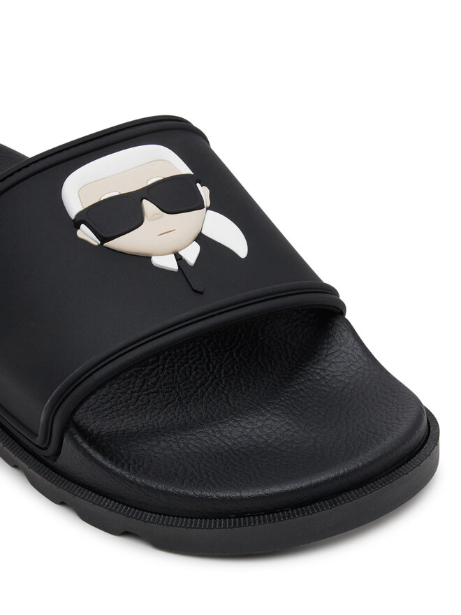 KARL LAGERFELD Şlapi KARL LAGERFELD Kondo Tred KL70905 Negru