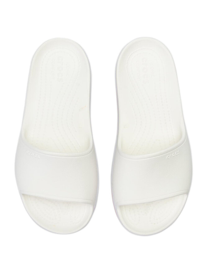 Crocs Pantoletten Crocs Cb Platform Bld Color Slide 205693 Weiß