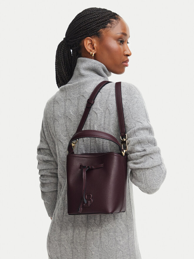 BOSS Handtasche BOSS Anett 50573218 Dunkelrot