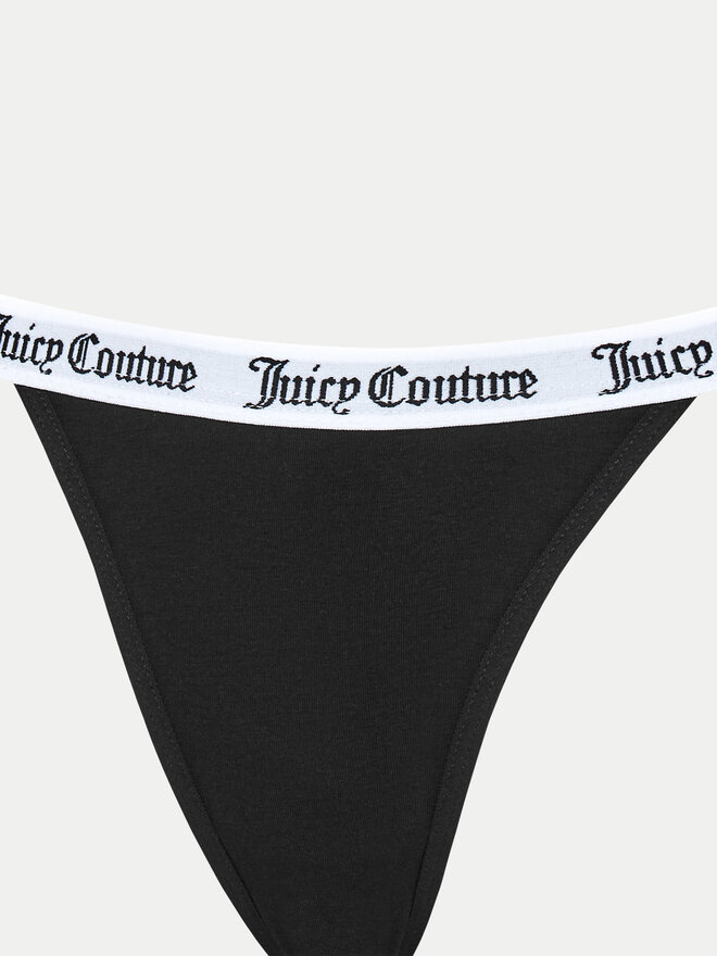 Juicy Couture Juicy Couture 3er-Set klassische Damenslips Diddy JCLBR224572 Schwarz