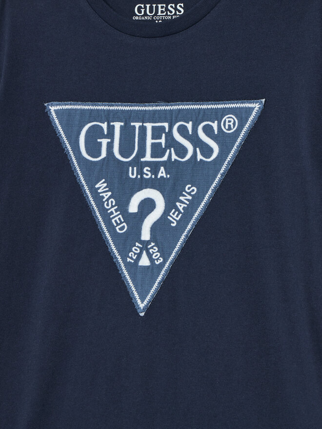 Guess Guess Póló L5RI14 K8HM4 Sötétkék Regular Fit