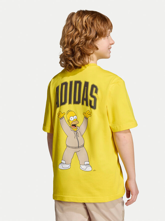 adidas adidas T-Shirt The Simpsons Graphics JM0818 Gelb Loose Fit