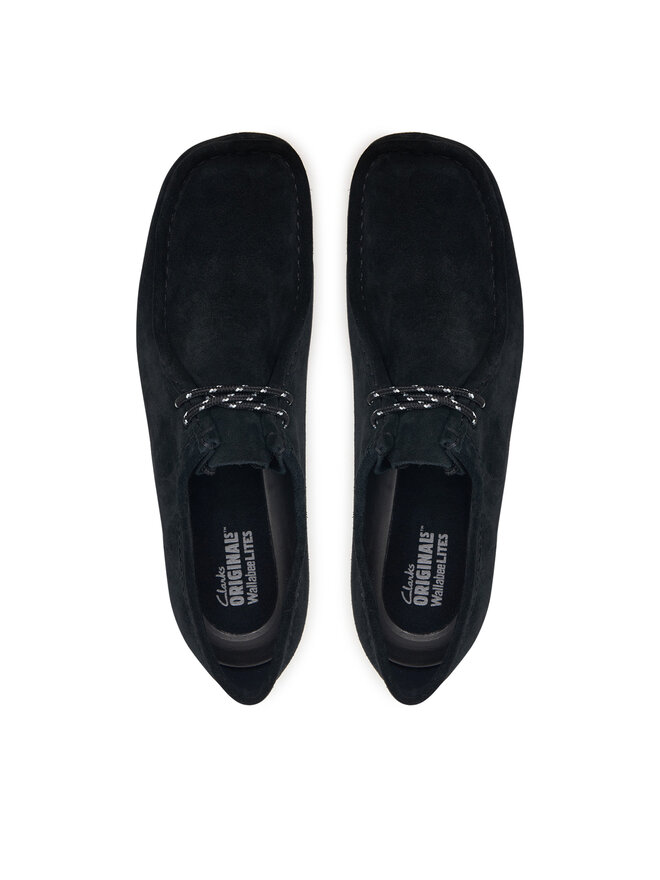 Clarks Halbschuhe Clarks Wallabee Lite 26329481 Schwarz