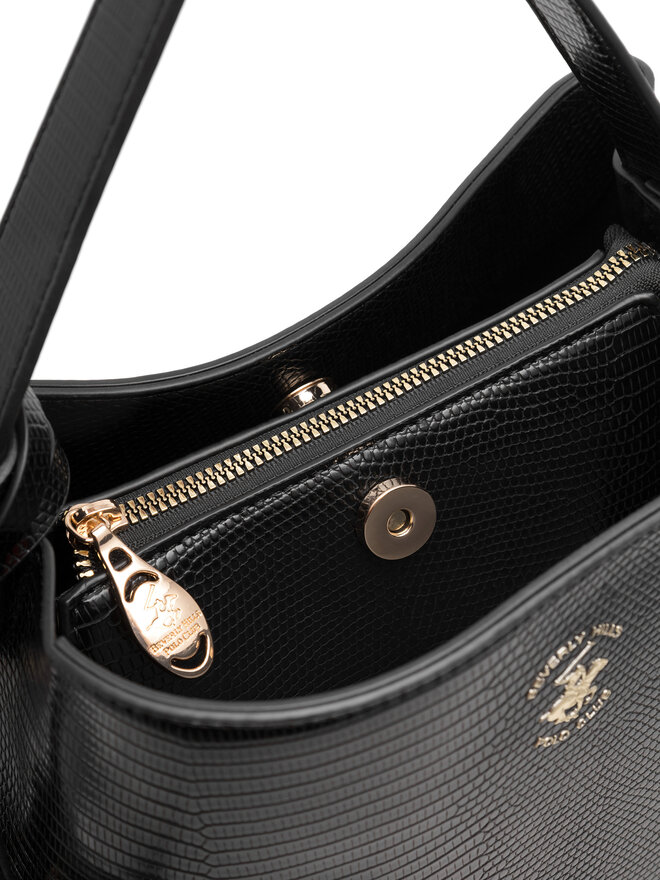 Beverly Hills Polo Club Сак Beverly Hills Polo Club BHPC-W-04-A23 Черен
