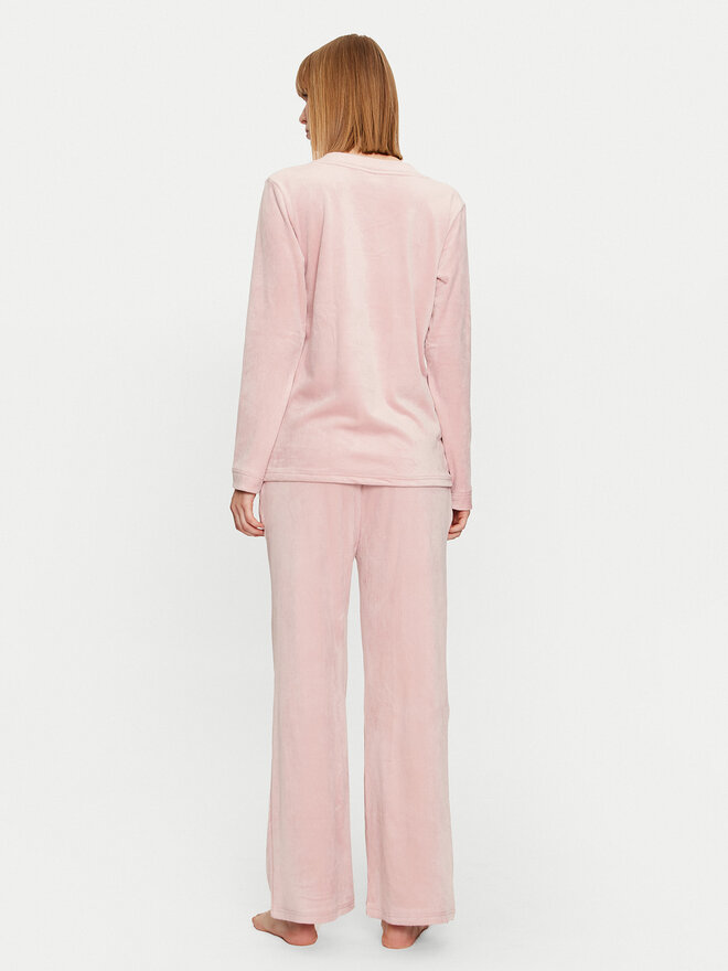 Selmark Selmark Pyjama Polar Soft P6273 Rosa Regular Fit