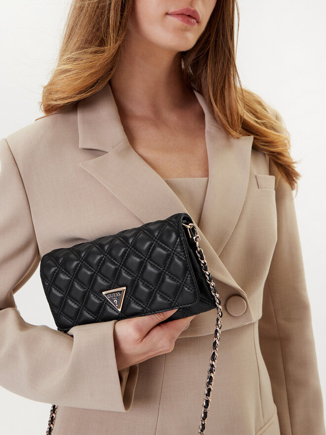 Guess Handtasche Guess Giully II Mini HWQG96 73750 Schwarz