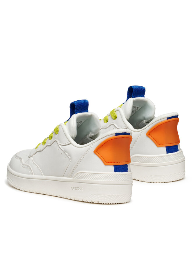 Geox Snīkeri Geox J Washiba Fast In Bo J56NRB 05415 C0293 D Balts