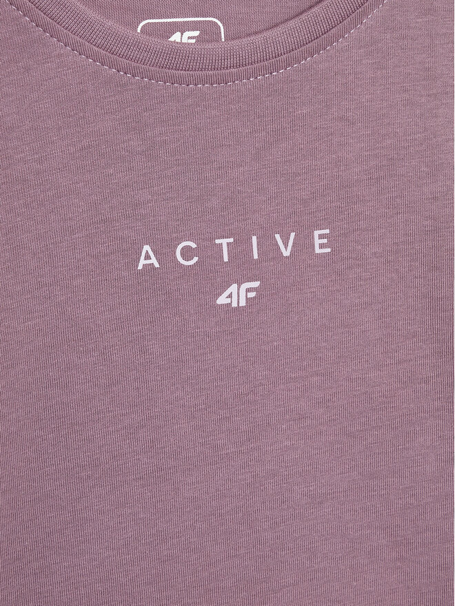 4F 4F Camiseta HJZ22-JTSD002 Violeta Regular Fit