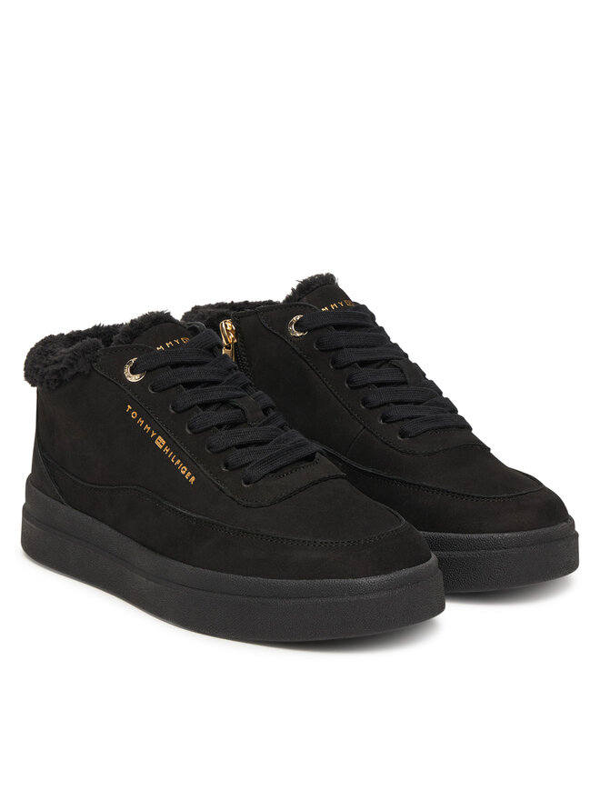 Tommy Hilfiger Sneakers Tommy Hilfiger Modern Court Sneaker Mc Wl FW0FW09000 Schwarz