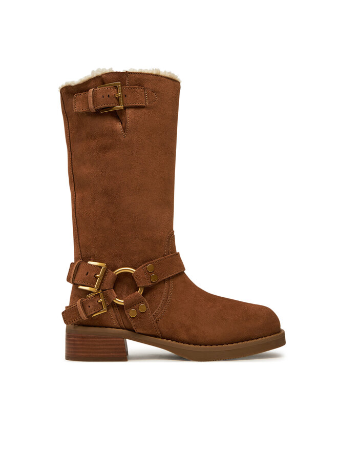 MICHAEL Michael Kors Kozačky ve vojenském stylu MICHAEL Michael Kors Crosby 40F4CBFB6S Hnědá