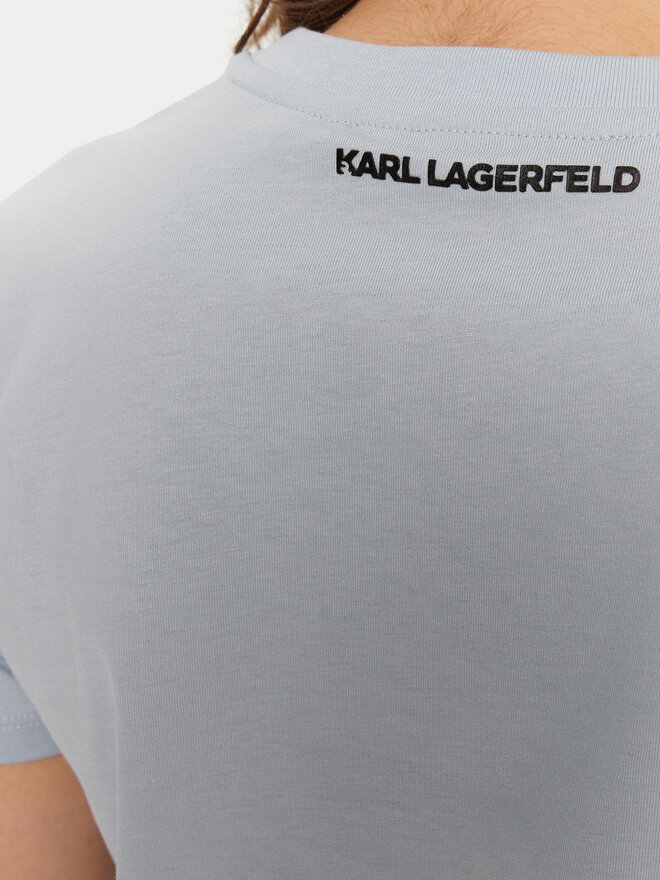 KARL LAGERFELD KARL LAGERFELD T-Shirt A1W17117 Blau Regular Fit