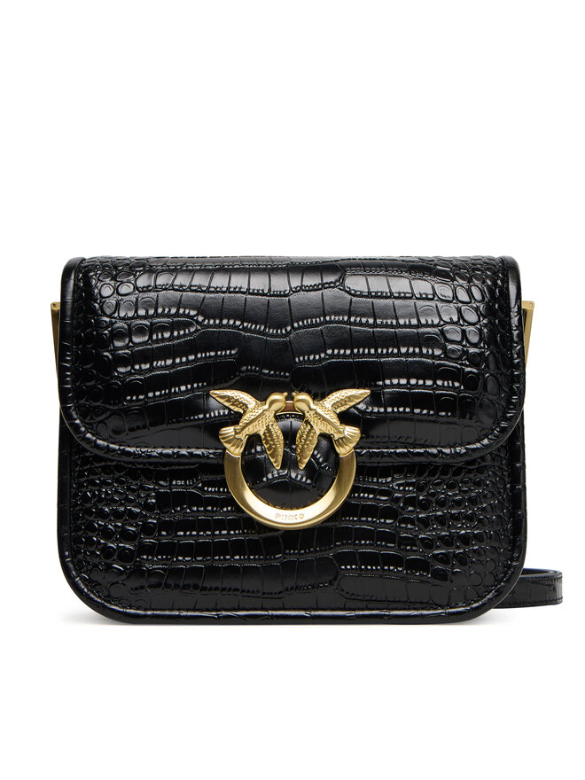 PINKO Τσάντα PINKO Love Box Bag Fl Mini AI 25-26 PLTT 104297 A2OH Μαύρο