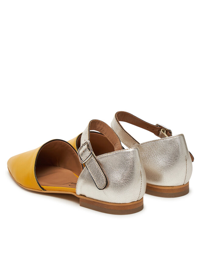 Fly London Félcipő Fly London Sarjfly P145266000 Sárga