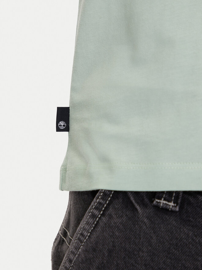 Timberland Timberland Marškinėliai TB0A5UPQ Žalia Regular Fit