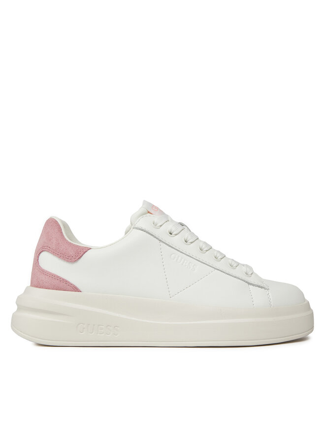 Guess Sneakersy Guess Elbina FLJELB LEA12 Biały