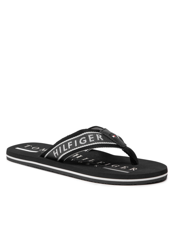Tommy Hilfiger Джапанки Tommy Hilfiger Martime Beach Sandal FM0FM03978 Черен