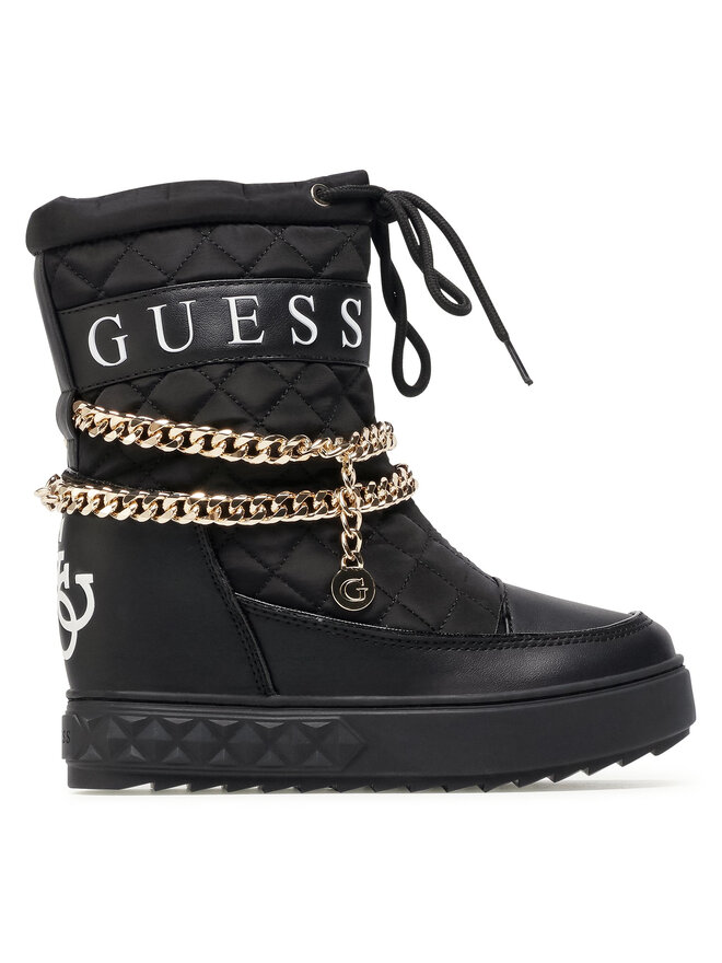 Guess Botki Guess Fariba FL8FRB FAB12 Czarny