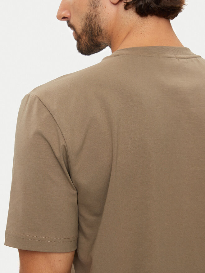 BOSS BOSS Camiseta 50525224 Beis Regular Fit