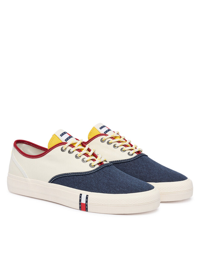 Tommy Jeans Sneakers aus Stoff Tommy Jeans Archive Vulc Y2K EM0EM01728 Weiß
