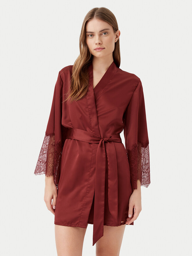 Hunkemöller Hunkemöller Bademantel Camille 300601 Rot