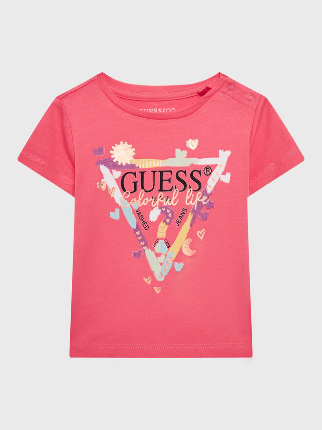 Guess Guess Camiseta A3GI00 K6YW3 Rosa Regular Fit