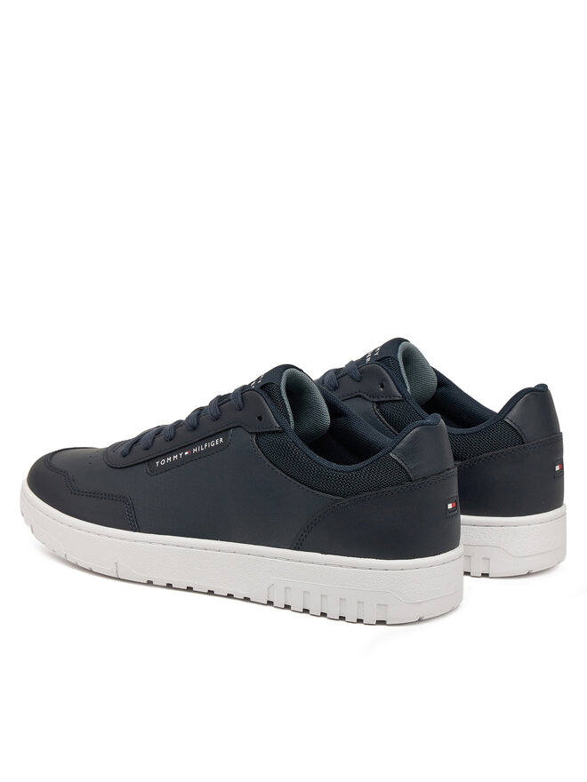 Tommy Hilfiger Zapatillas Tommy Hilfiger Th Basket Core Lth Pinperf FM0FM05466 Azul marino