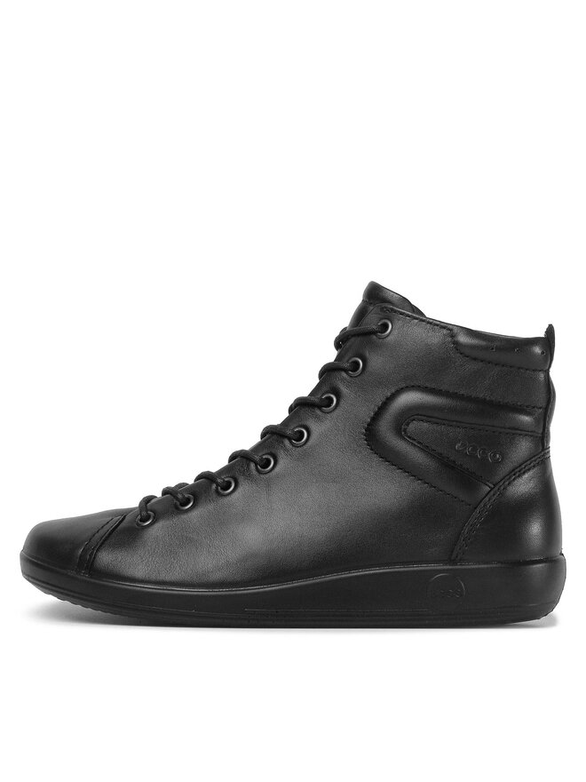 ECCO Polokozačky ECCO Soft 2.0 20652356723 Černá