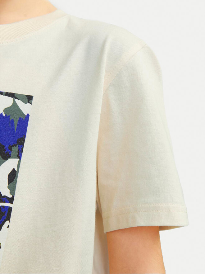Jack&Jones Junior Jack&Jones Junior Marškinėliai Joraruba 12257133 Écru Standard Fit