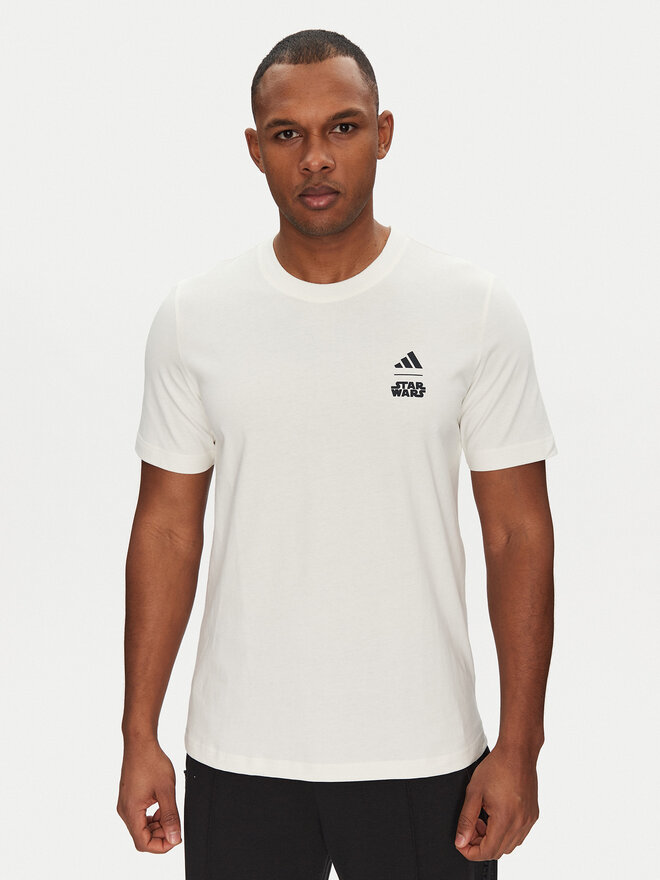 adidas adidas Camiseta Star Wars The Mandalorian™ JI5715 Blanco Regular Fit
