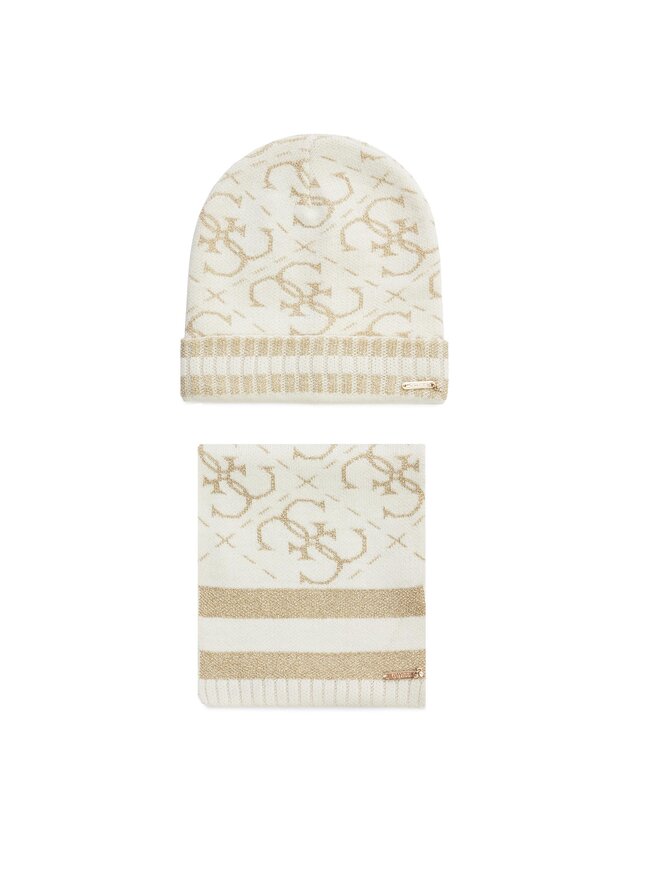 Guess Set Schal und Mütze Guess J3BZ03 Z2QP0 Beige